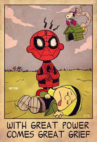 Illustration for article titled When Calvin And Hobbes Met Spider-Man